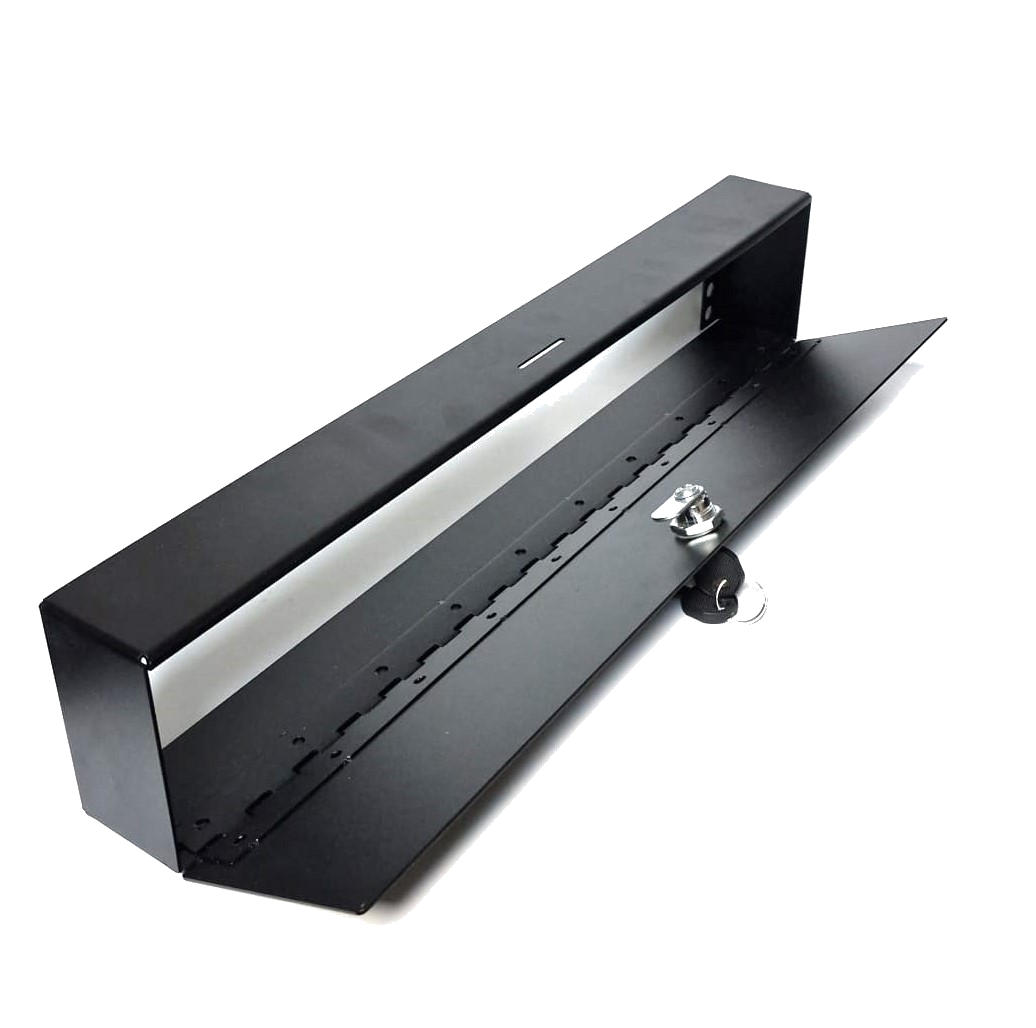 Façade sécurisée de rack 2U verrouillable BSF AVS pour protéger les équipements AV/IT